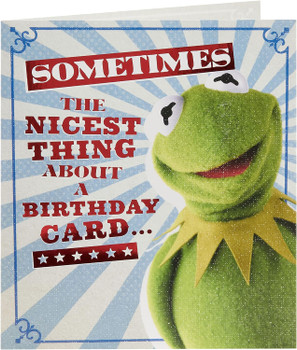 Disney The Muppets Kermit Design Birthday Card