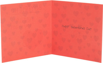Cute Smiley Heart Design Boyfriend Valentine's Day Card