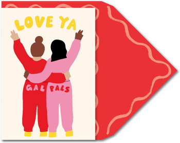 Kindred Love Ya Gal Pals Valentine's Day Blank Card