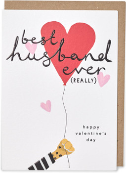 Kindred Best Husband Ever (Really) Valentine's Day Card