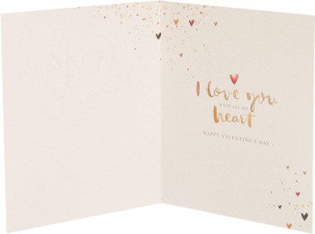 Heart Balloon Design Wife Valentine's Day Card