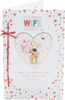 Boofle 3D Elements Wife Valentine's Day Card