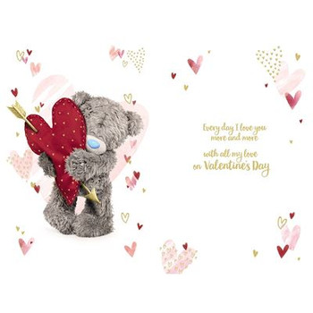 Me to You 3D Holographic Keepsake Husband Valentine's Day Card