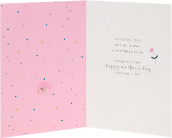 Lovely Mum Bright Potted Plant Design Mother's Day Card