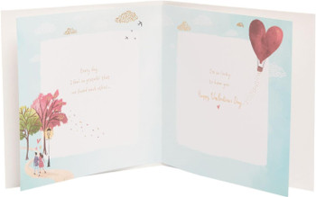 Cute Couple Scene Design Wife Valentine's Day Card