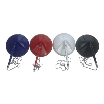 Pack of 4 Assorted Reception Counter Pens on Chain