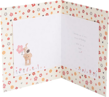 Boofle Heart Design Birthday Card