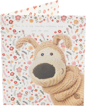 Boofle Hug Cute Design Birthday Card