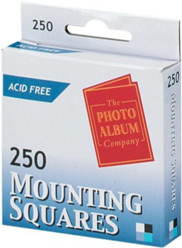 250 Photo Mounts Acid Free Mounting Squares (The Photo Album Company)