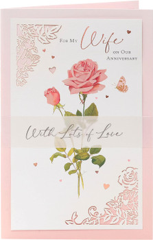 Sentimental Message Wife Anniversary Card