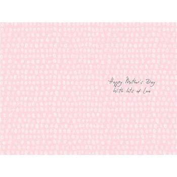 Bear Holding Flowers Softly Drawn Mother's Day Card