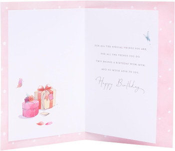 Presents Design Mum Birthday Card