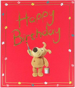 Adorable  Boofle Happy Birthday Card