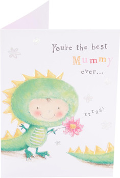 Cute Dino Design Mother's Day Card