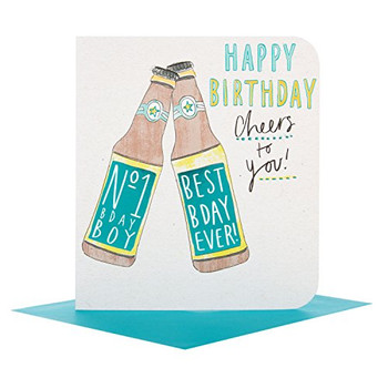 Hallmark Birthday Card 'No1 Bday Boy' - Medium