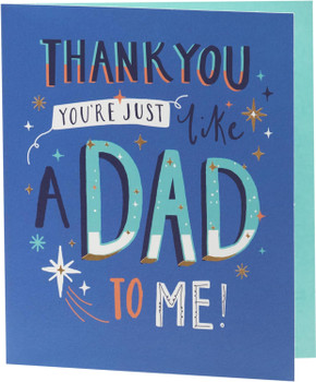 Blue Design Like a Dad Father's Day Card Blue Design Like a Dad Father's Day Card