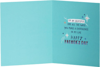 Blue Design Like a Dad Father's Day Card Blue Design Like a Dad Father's Day Card
