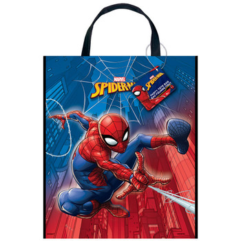 Spider Man Party Gift Tote Bag 13" x 11"