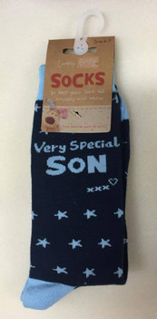 Very Special Son Boofle Socks Medium Birthday Father's Day Christmas