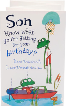 Fun Fold Out Design Son Birthday Card Fun Fold Out Design Son Birthday Card