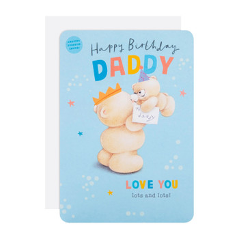 Interactive Forever Friends Daddy Birthday Card with QR Code Interactive Forever Friends Daddy Birthday Card with QR Code