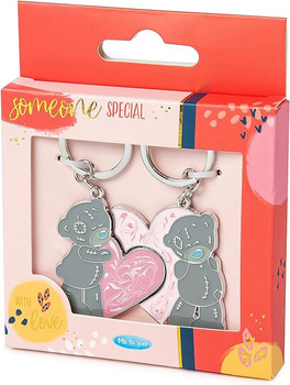 Me to You Tatty Teddy Two-Part Heart Keyring Gift Set Official Collection