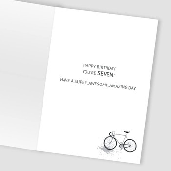 Sports Embellished Boys 7th Birthday Card Sports Embellished Boys 7th Birthday Card