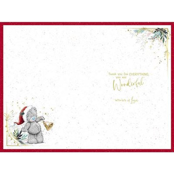 Bear With Bauble Mum Christmas Card