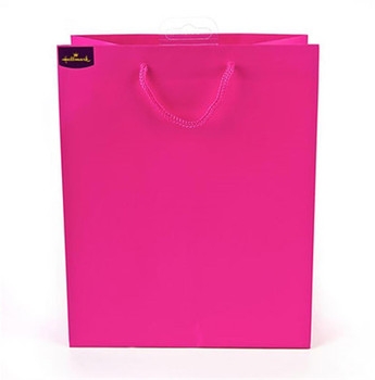 Hallmark pink Plain  Bag Small Gift Bag wedding & birthday gift bag