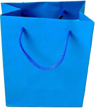 Hallmark blue Plain  Bag Small Gift Bag wedding & birthday gift bag