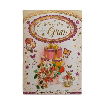 To A Special Gran Roses And Gift Design Mother's Day Card