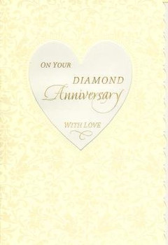 On Your Diamond 60th Anniversary Hallmark Greetings Card