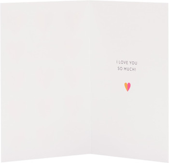 Sweet Hearts Design On Our Anniversary Card