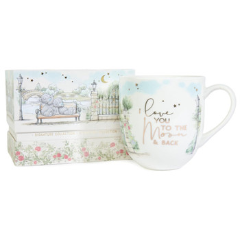 Me to You Tatty Teddy Luxury Bone China 'Moon and Back' Mug for A Loved One Presented in Satin-Lined Gift Box Signature Collection