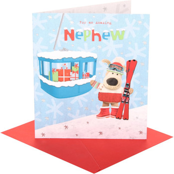Boofle With Presents Nephew Christmas Card