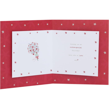 Boofle With Flowers Nan Christmas Card