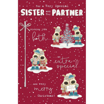 Boofles on Storyboard Sister and Her Partner Christmas Card