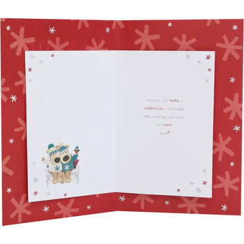 Boofles Sitting Mam & Dad Christmas Card