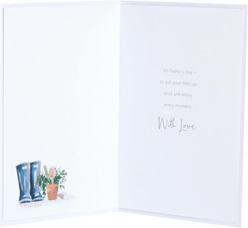 Garden Shelves Design Dad Father's Day Card