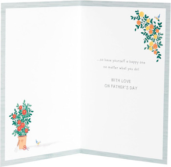 Piccadilly Greetings Vatertagskarte – 'Daddy From Daughter', Mit Niedlichen Hunden, 20,3x15,2 Cm, Made In UK