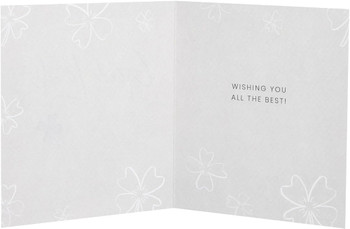 Leaf Cover Design Good Luck Card