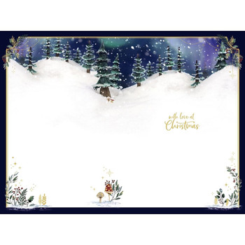 Bear And Xmas List Niece Photo Finish Christmas Card