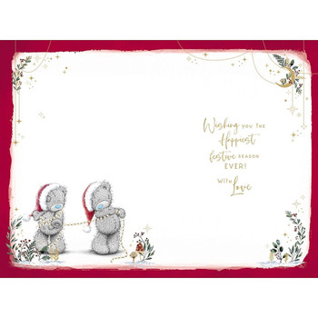 Bears And Xmas Lights Someone Special Christmas Card