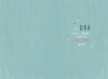 Cosy Jumper Design Dad Christmas Card