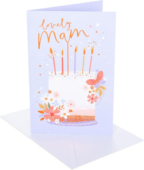 Cake Design Mam Birthday Card