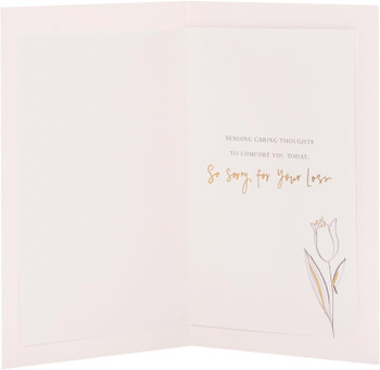 Tulip Design Sympathy Card