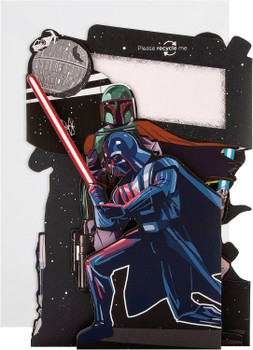 Luke Skywalker & Darth Vader 3D & Pop Up Star Wars Design Birthday Card