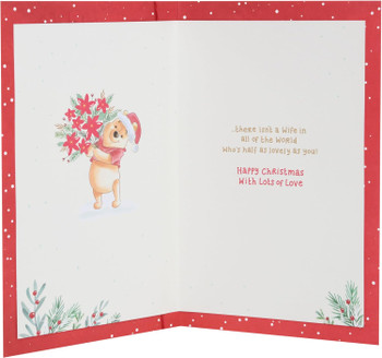 Winnie The Pooh Wife Christmas Card Winnie The Pooh Wife Christmas Card