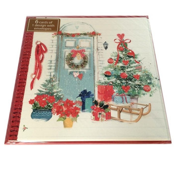Pack of 30 Traditional Festive Designs Christmas Cards