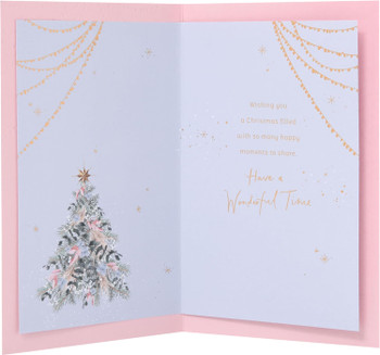 Xmas Tree Design Both of You Christmas Card